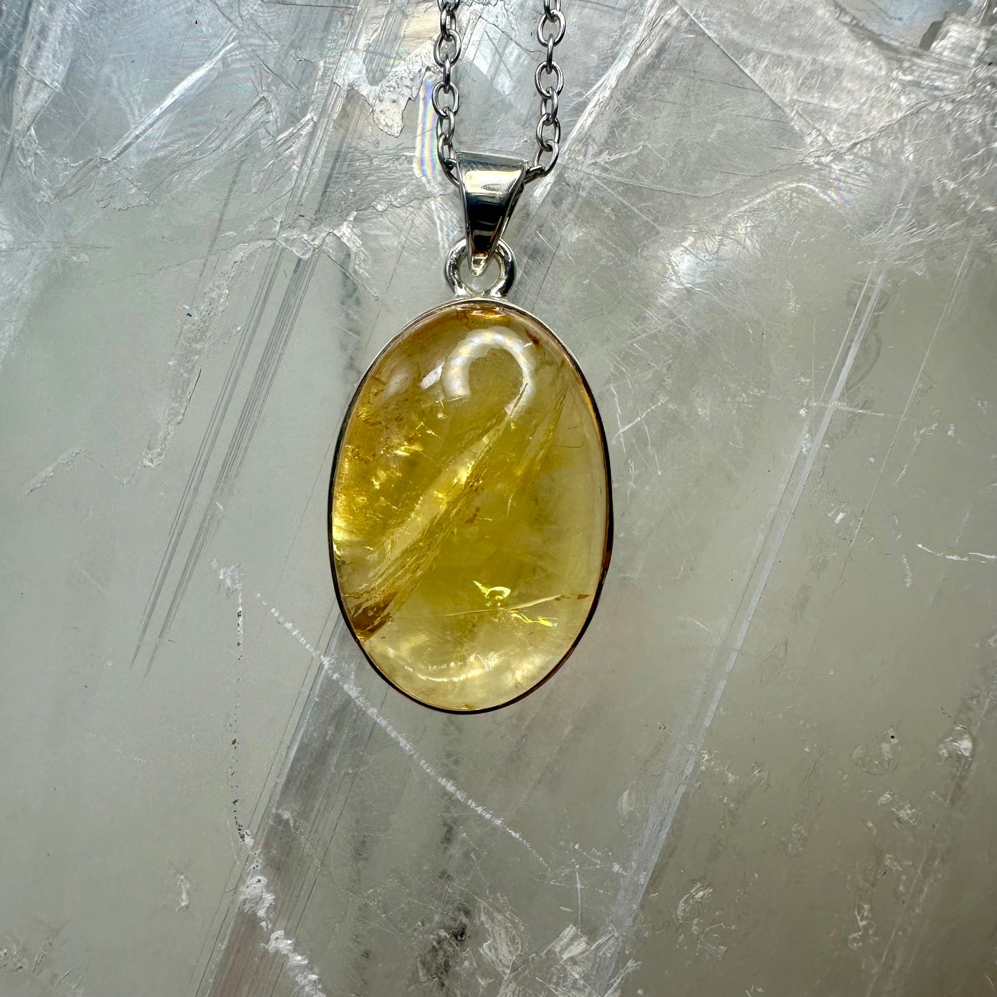 Citrine 925 Pendant