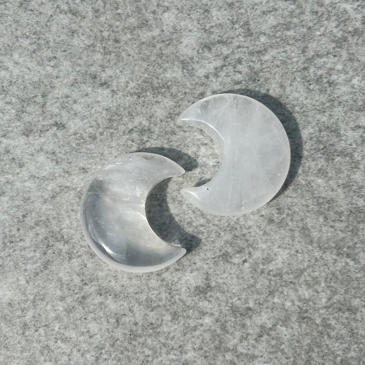 Clear Quartz Moon