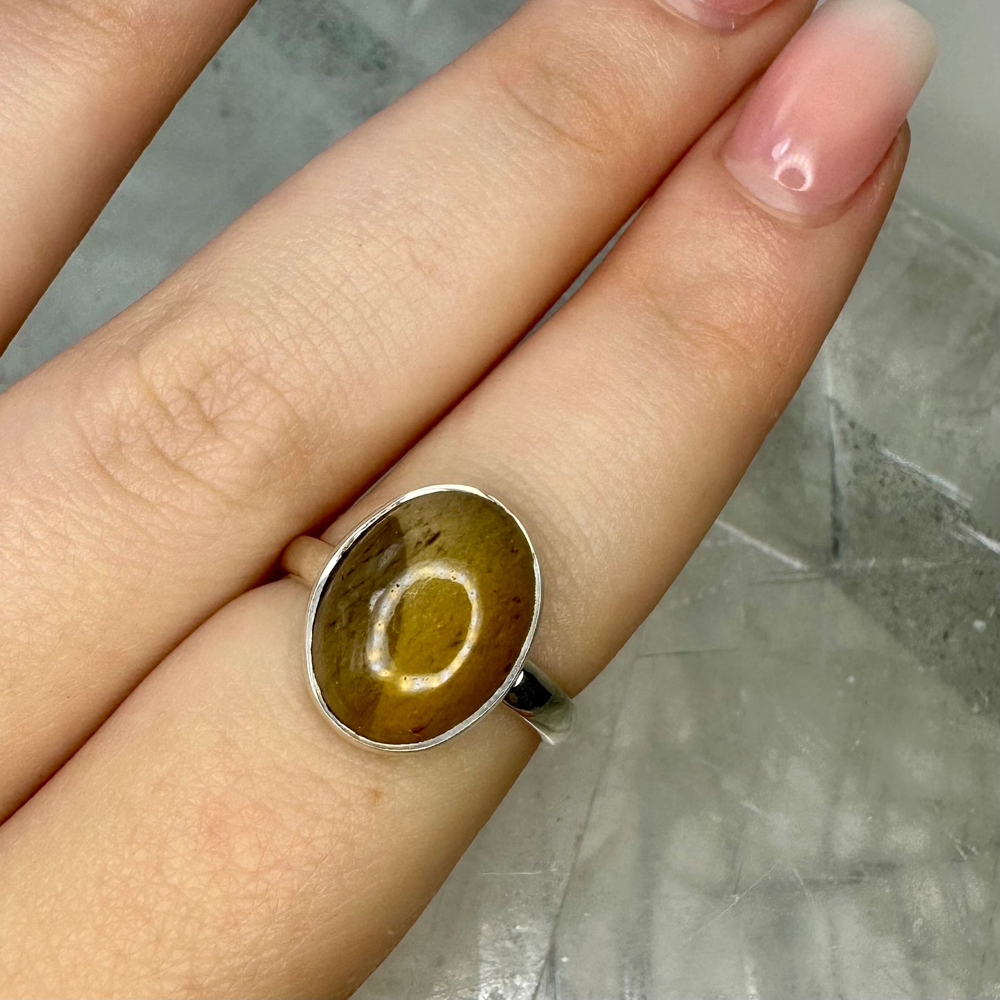 Mookite 925 Ring (18) (Size Q)