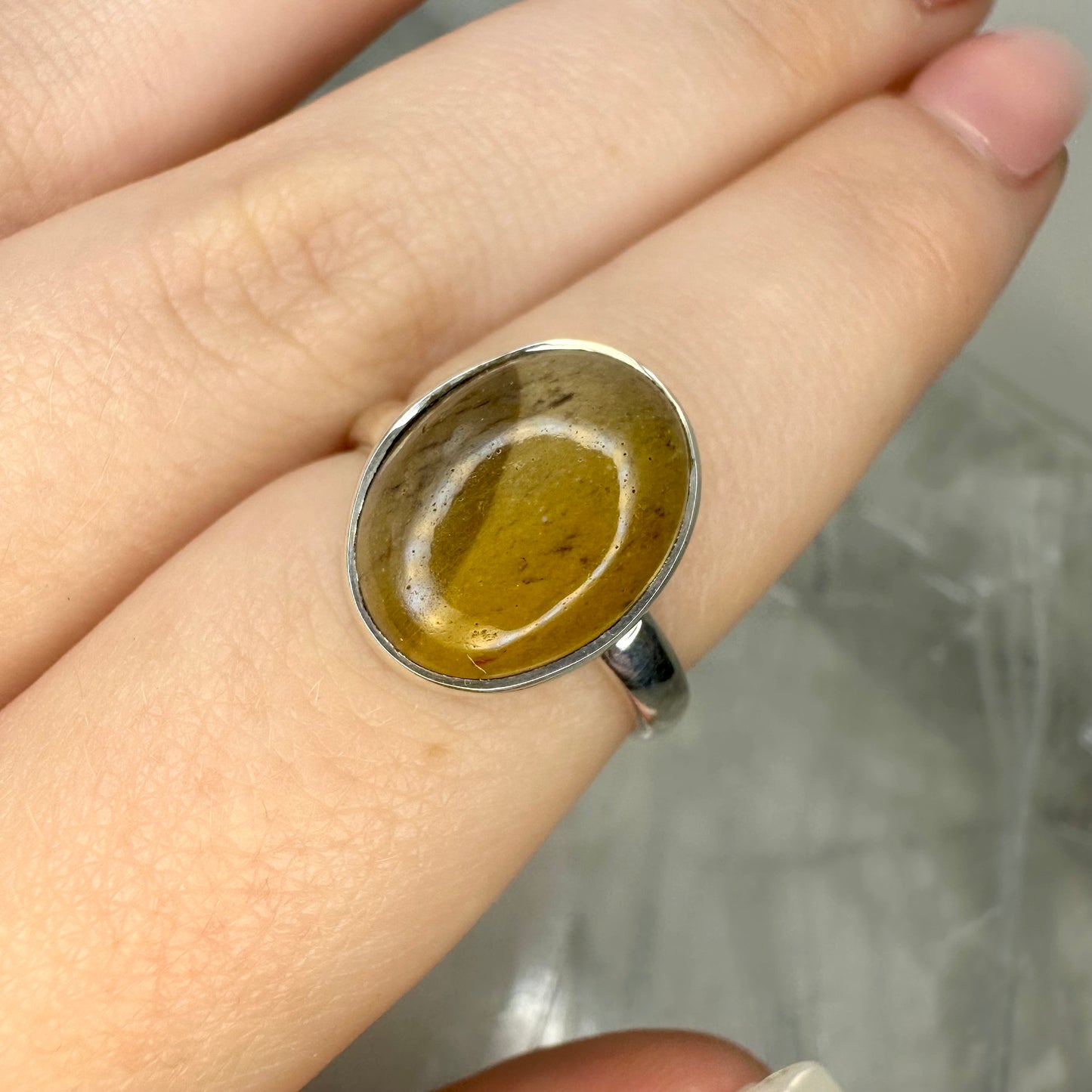 Mookite 925 Ring (18) (Size Q)