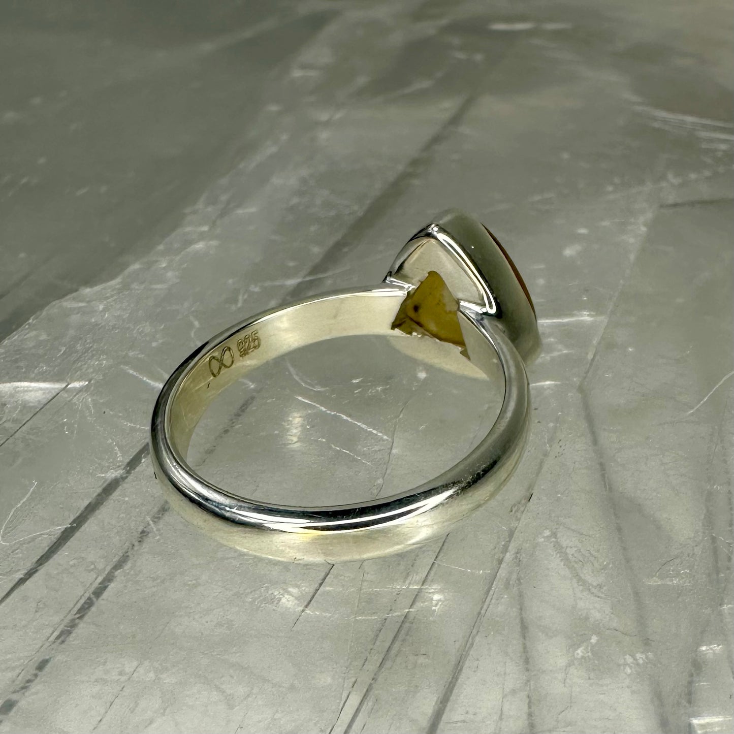 Citrine 925 Ring (16) (Size N)