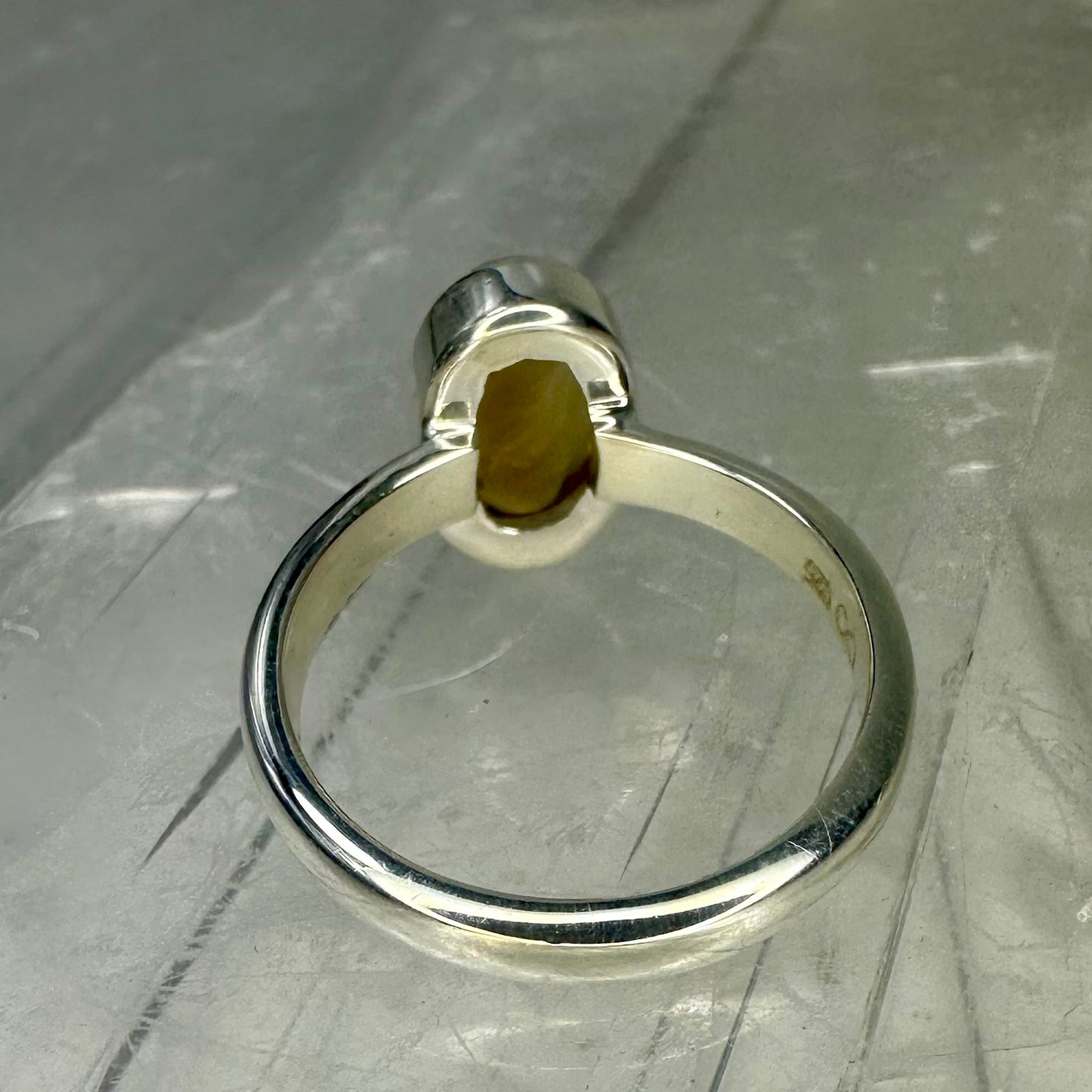 Citrine 925 Ring (13) (Size L)