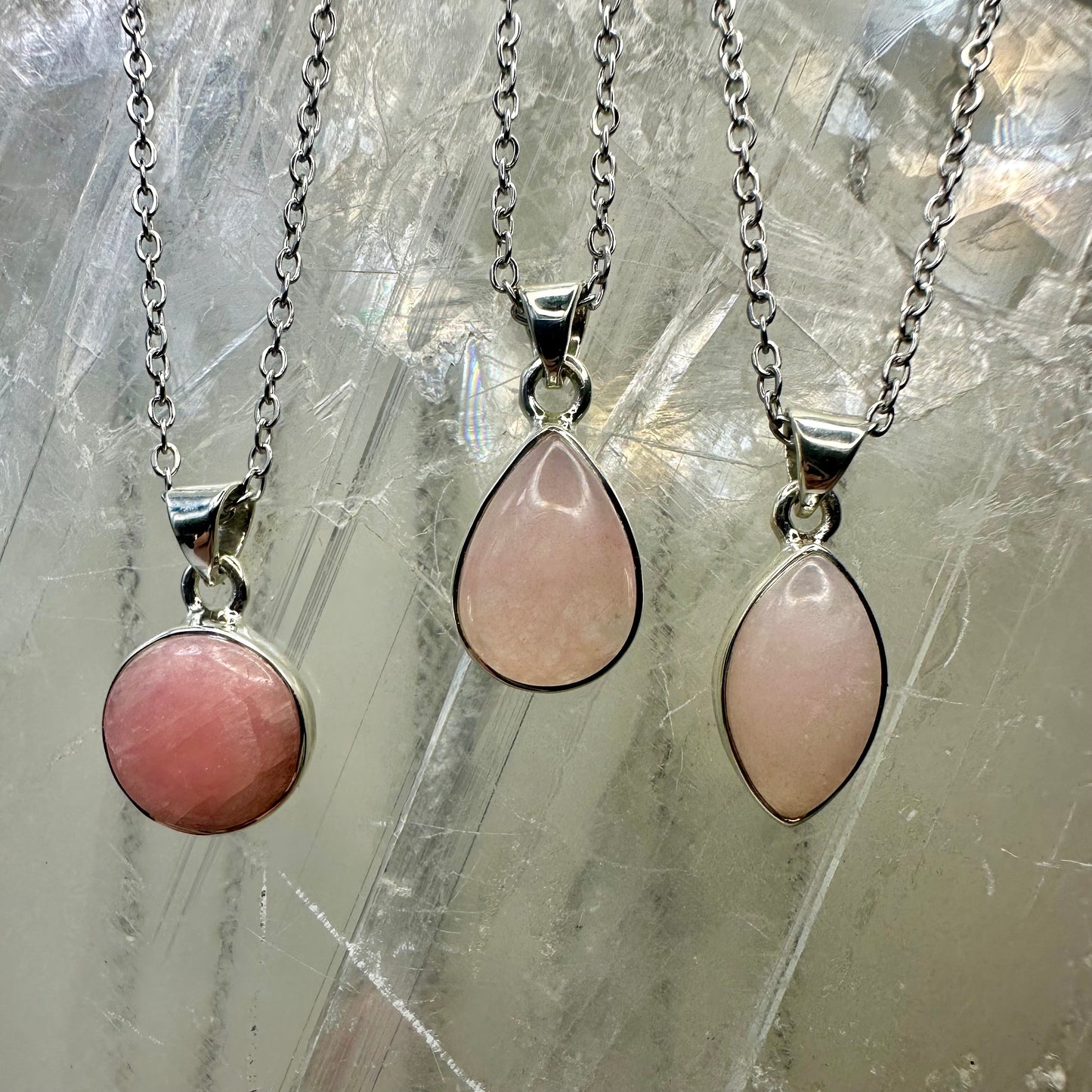 Pink Peterlite 925 Pendants