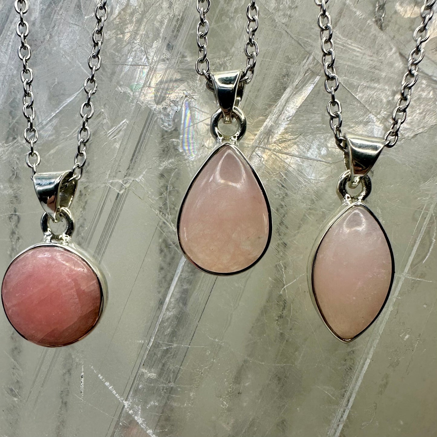 Pink Peterlite 925 Pendants