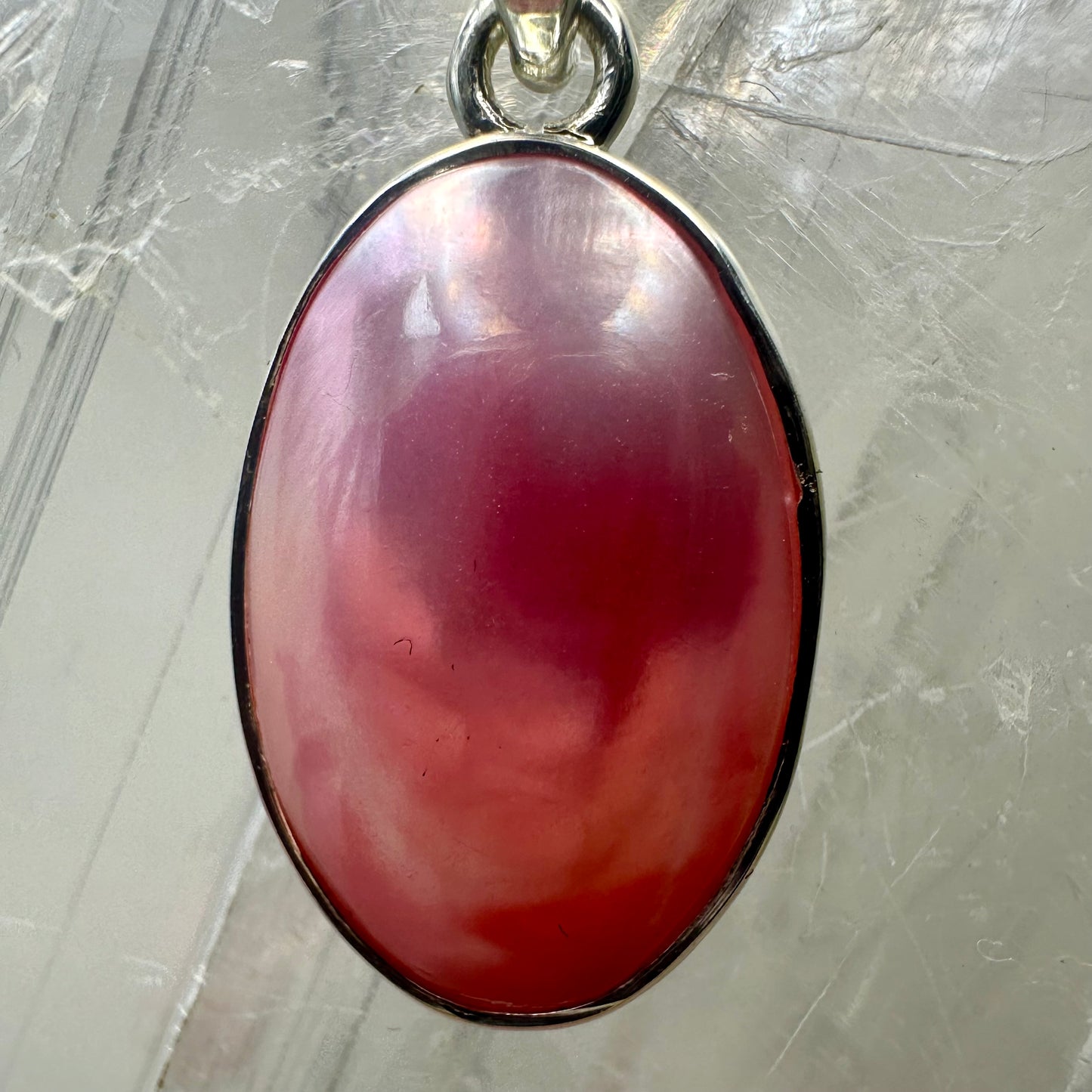 Pink Shell 925 Pendant
