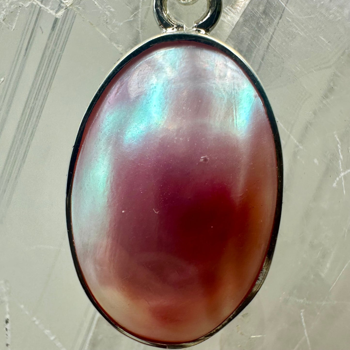 Pink Shell 925 Pendant