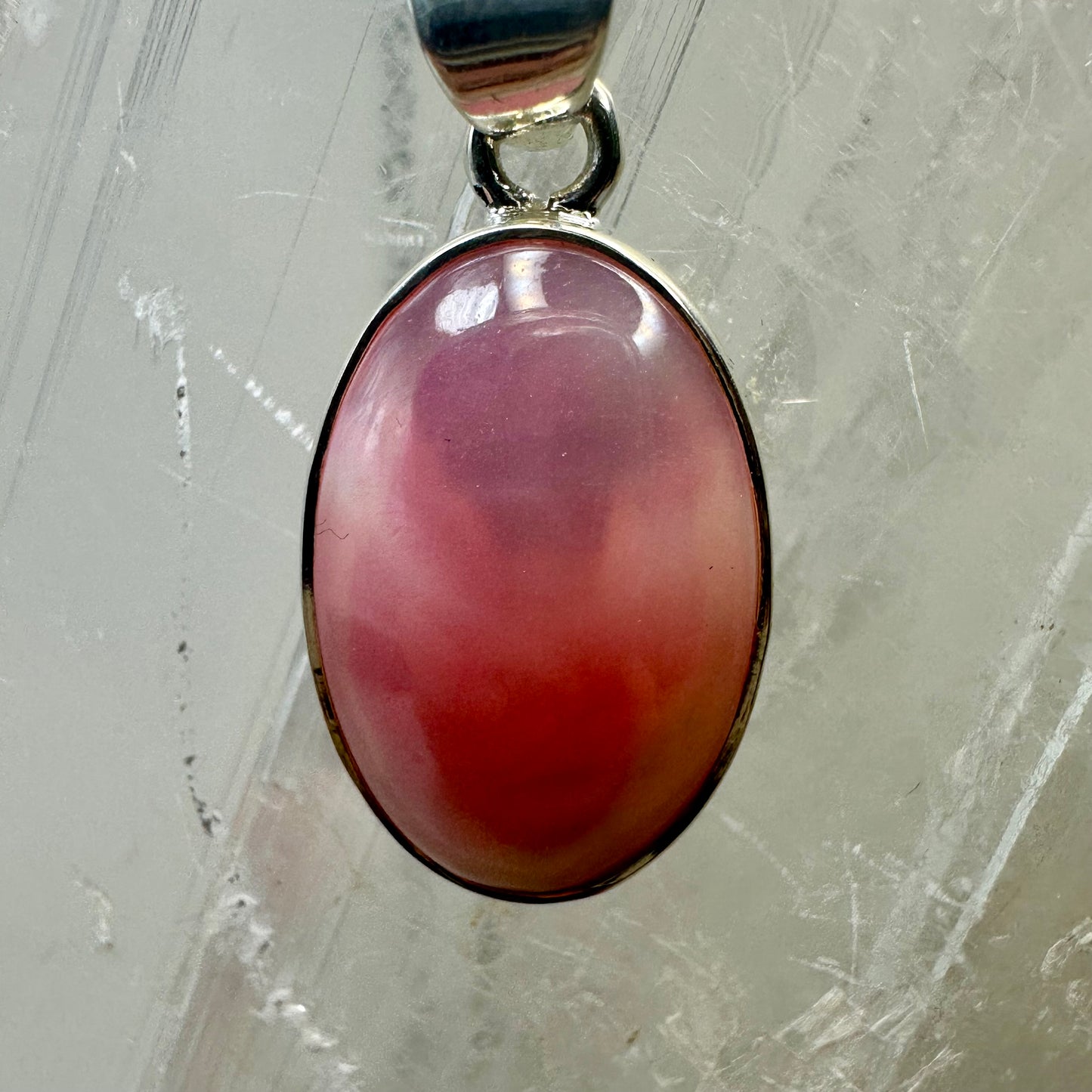 Pink Shell 925 Pendant