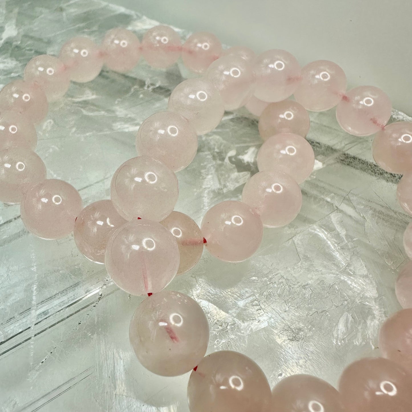 Rose Quartz 12mm Bracelets