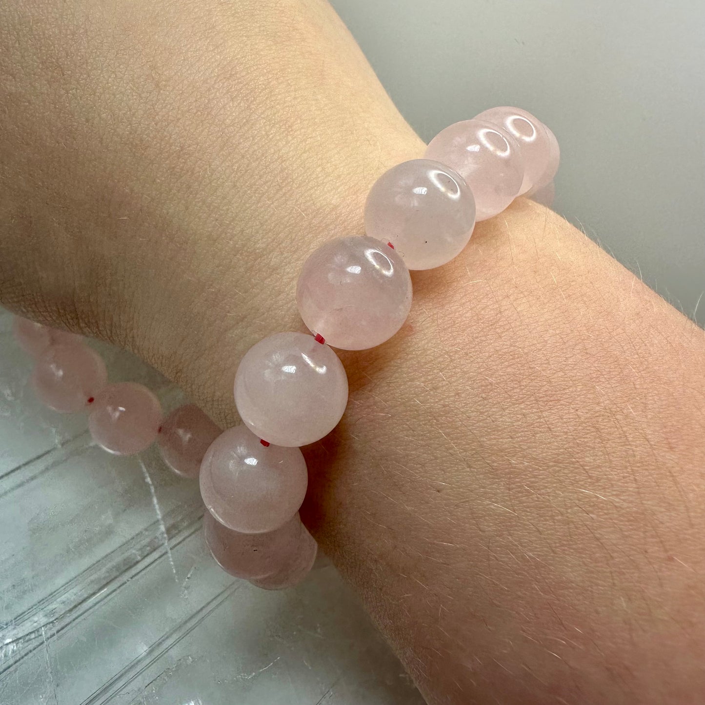 Rose Quartz 12mm Bracelets