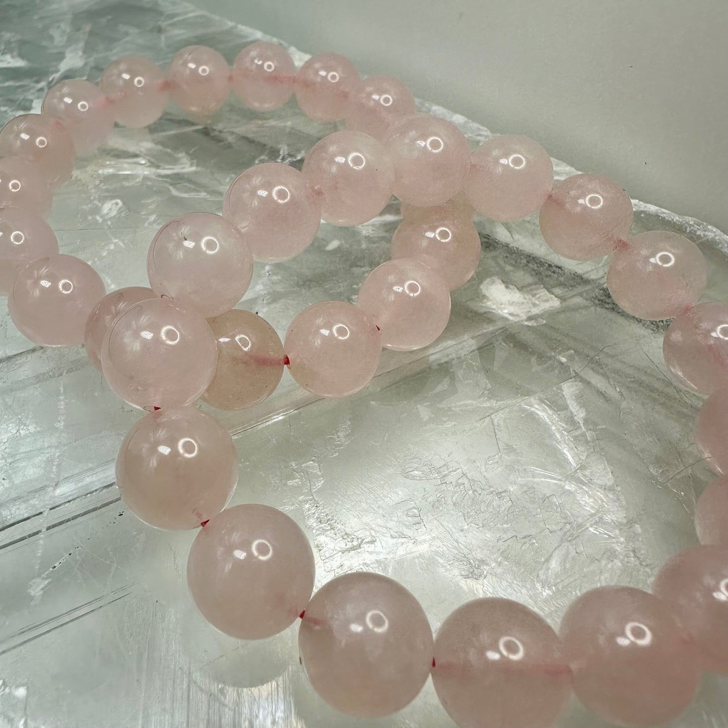 Rose Quartz 12mm Bracelets