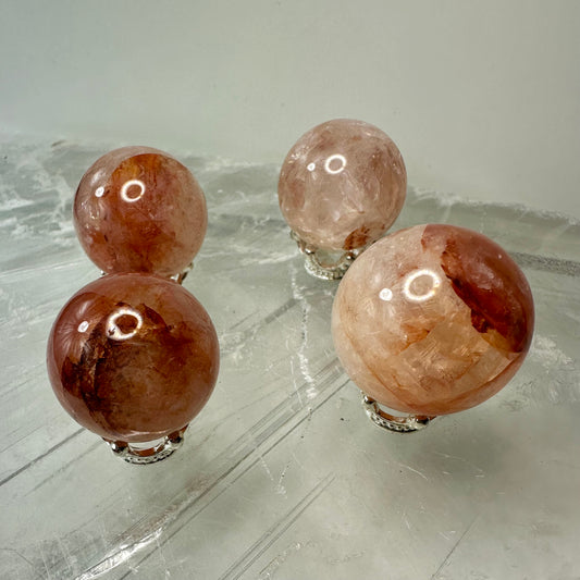 Fire Quartz Mini Spheres (28mm-24mm)