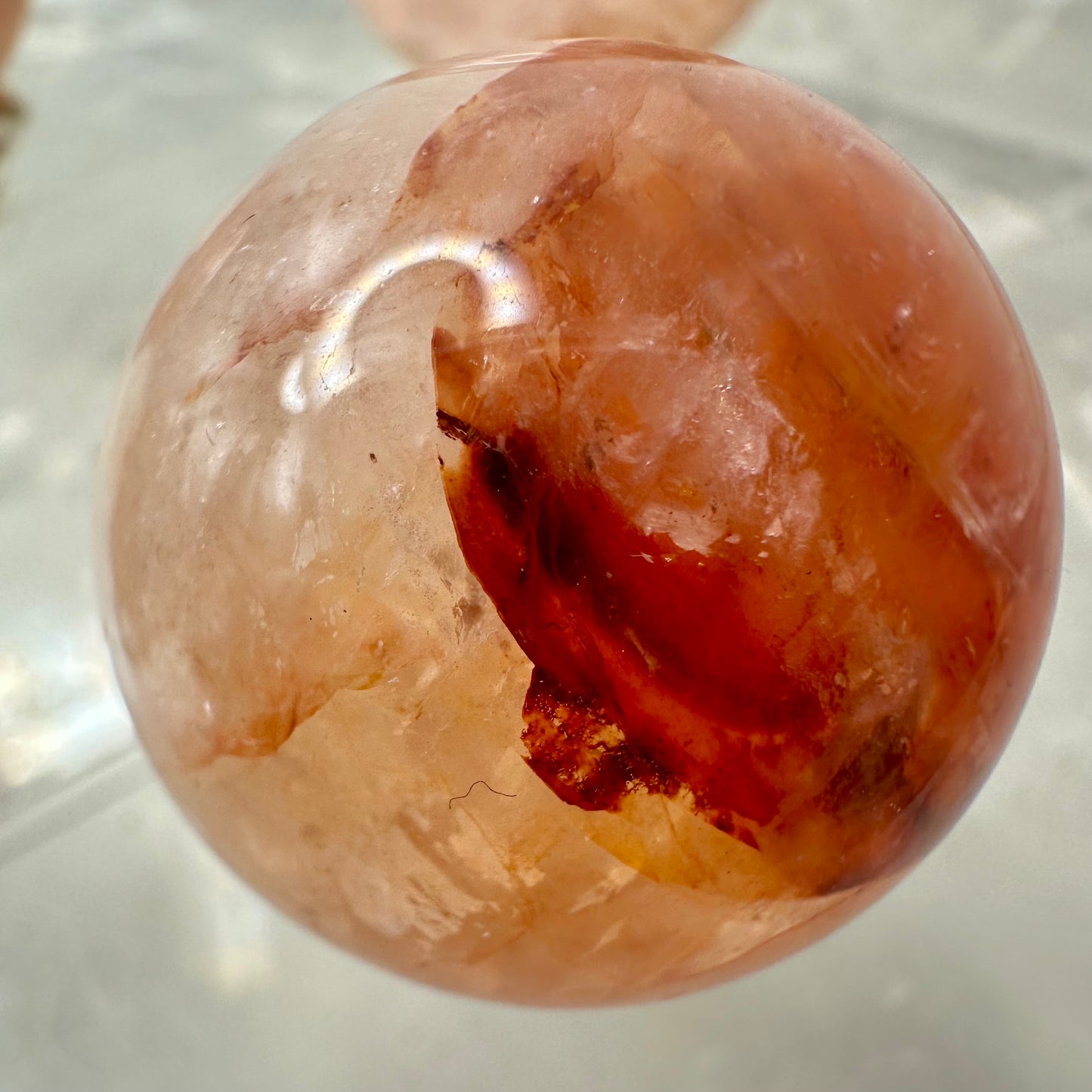 Fire Quartz Mini Spheres (28mm-24mm)