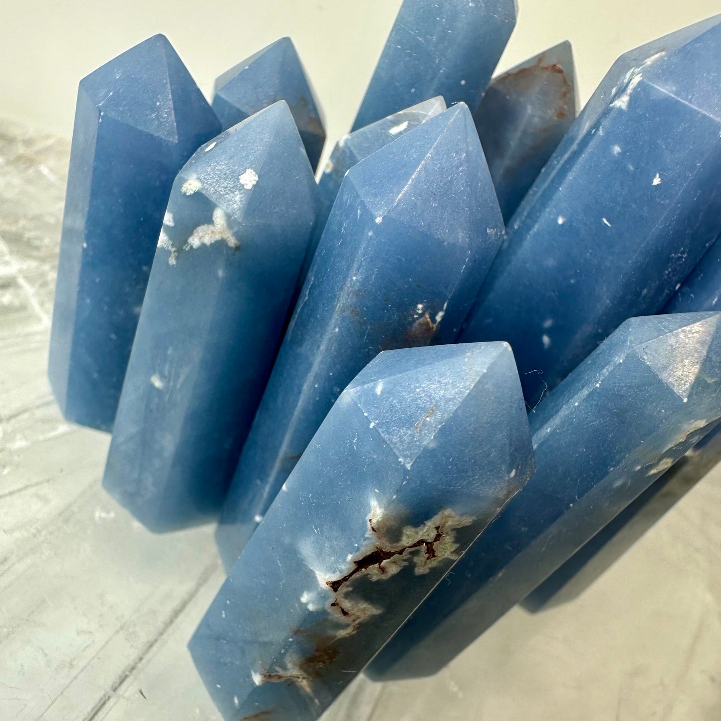 Angelite Mini Towers (5cm-8cm)