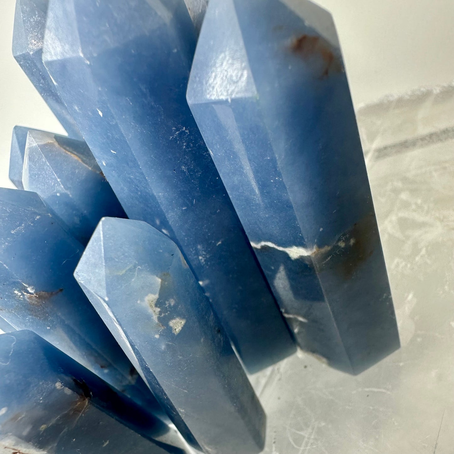 Angelite Mini Towers (5cm-8cm)
