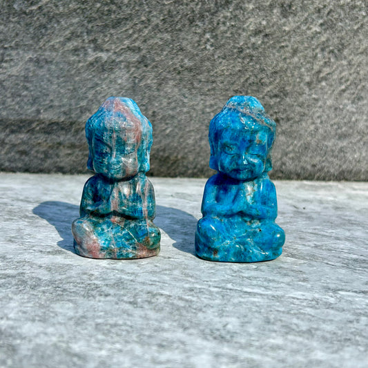 Blue Apatite Buddha Craving