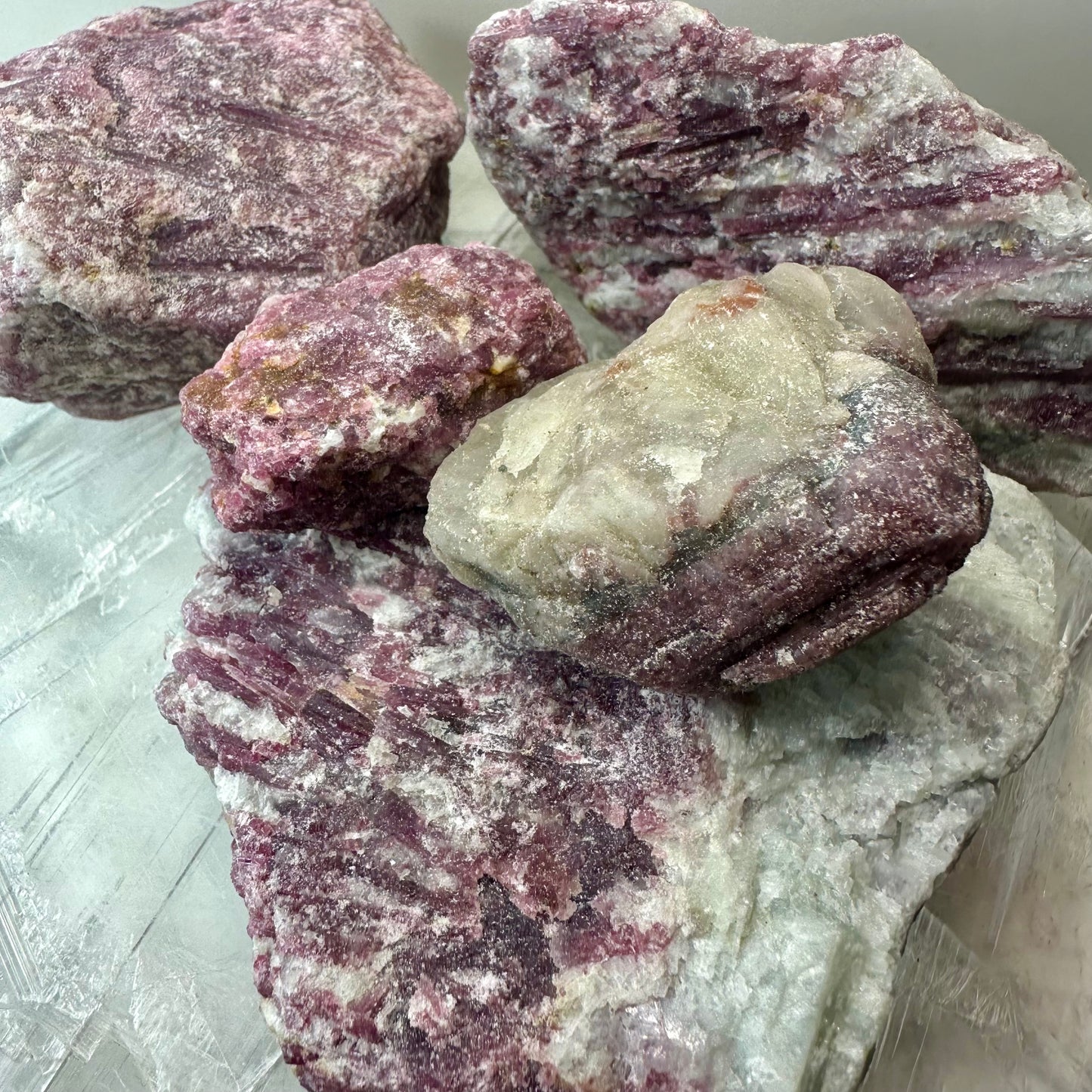 Pink Tourmaline Raws (All Different Sizes)