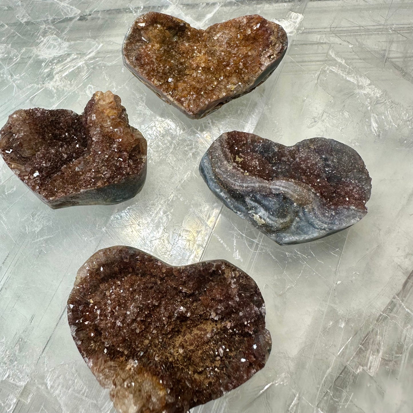 Chalcedony Hearts