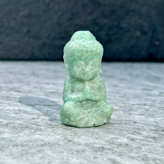 Amazonite Mini Buddha Carving