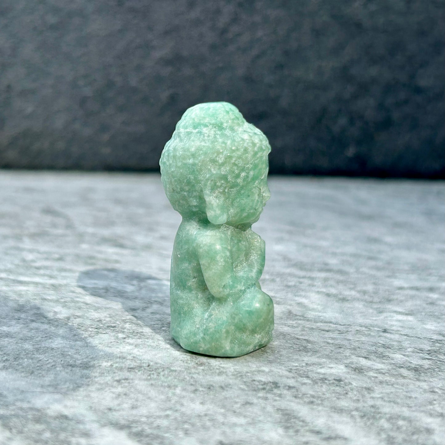Amazonite Mini Buddha Carving