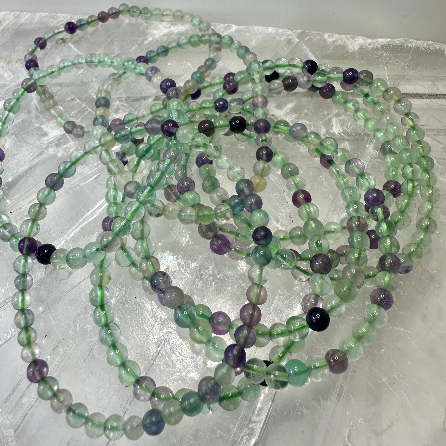 Mixed Fluorite 4mm