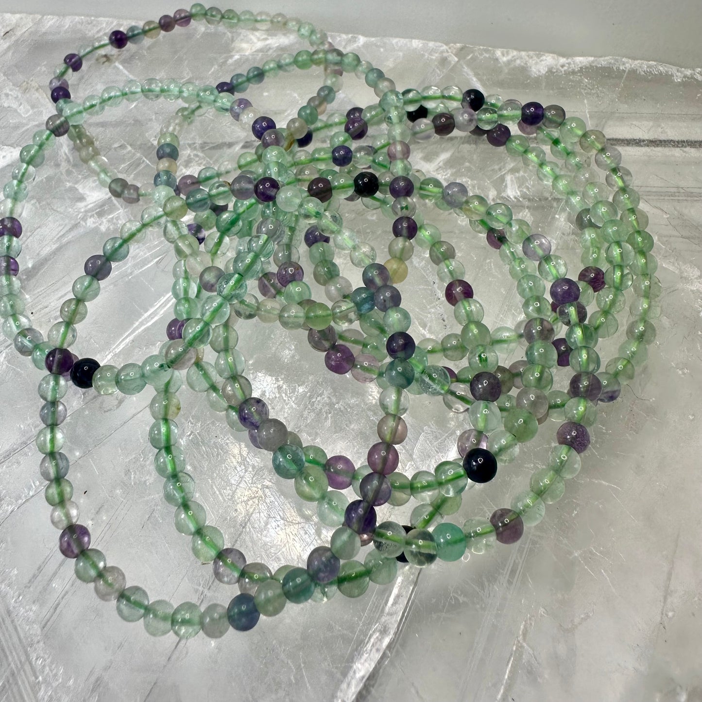 Mixed Fluorite 4mm