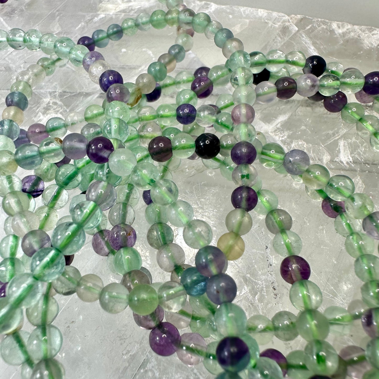 Mixed Fluorite 4mm