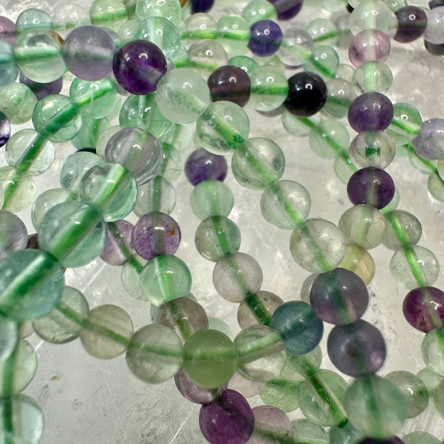 Mixed Fluorite 4mm