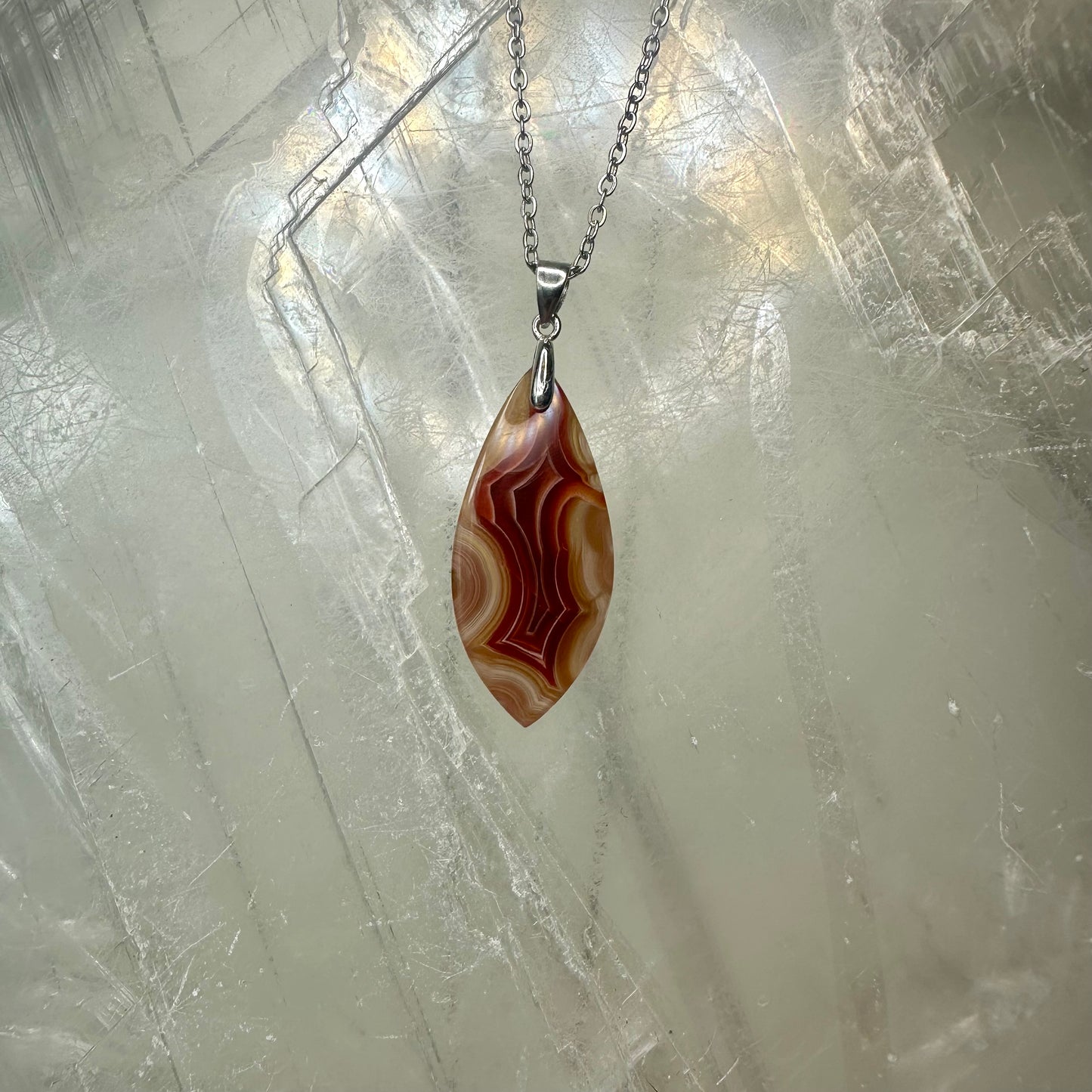 Madagascan Agate 925 Pendant (60)