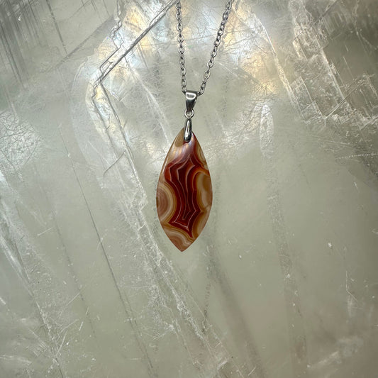 Madagascan Agate 925 Pendant (60)