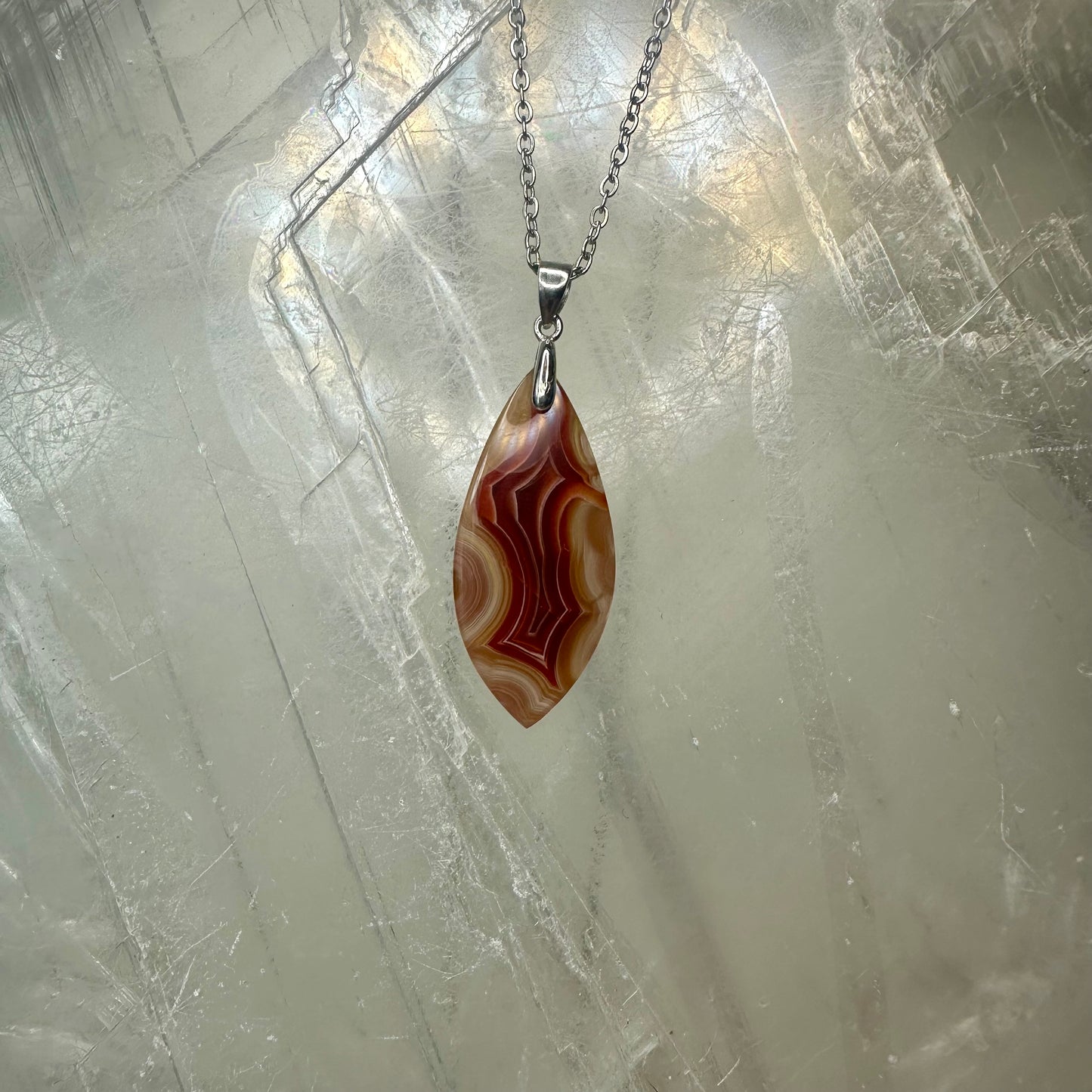Madagascan Agate 925 Pendant (60)