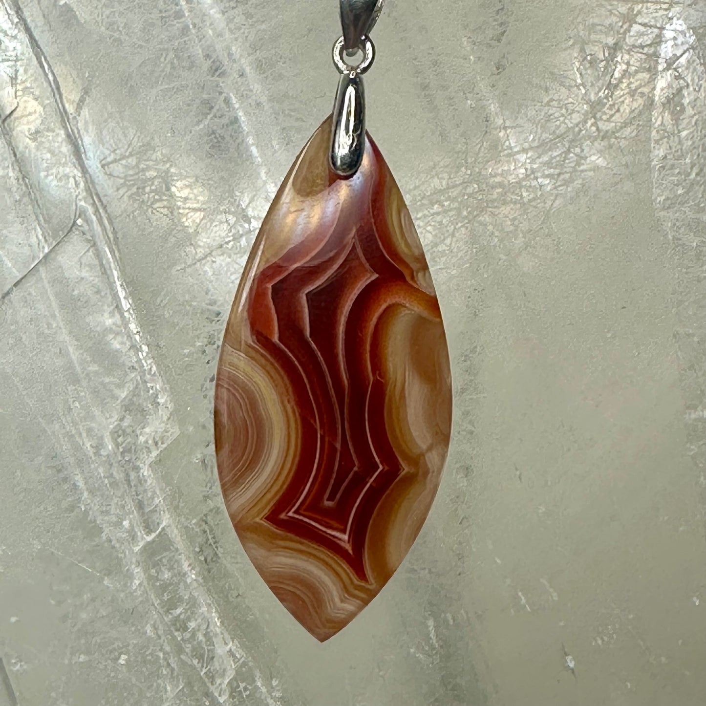 Madagascan Agate 925 Pendant (60)