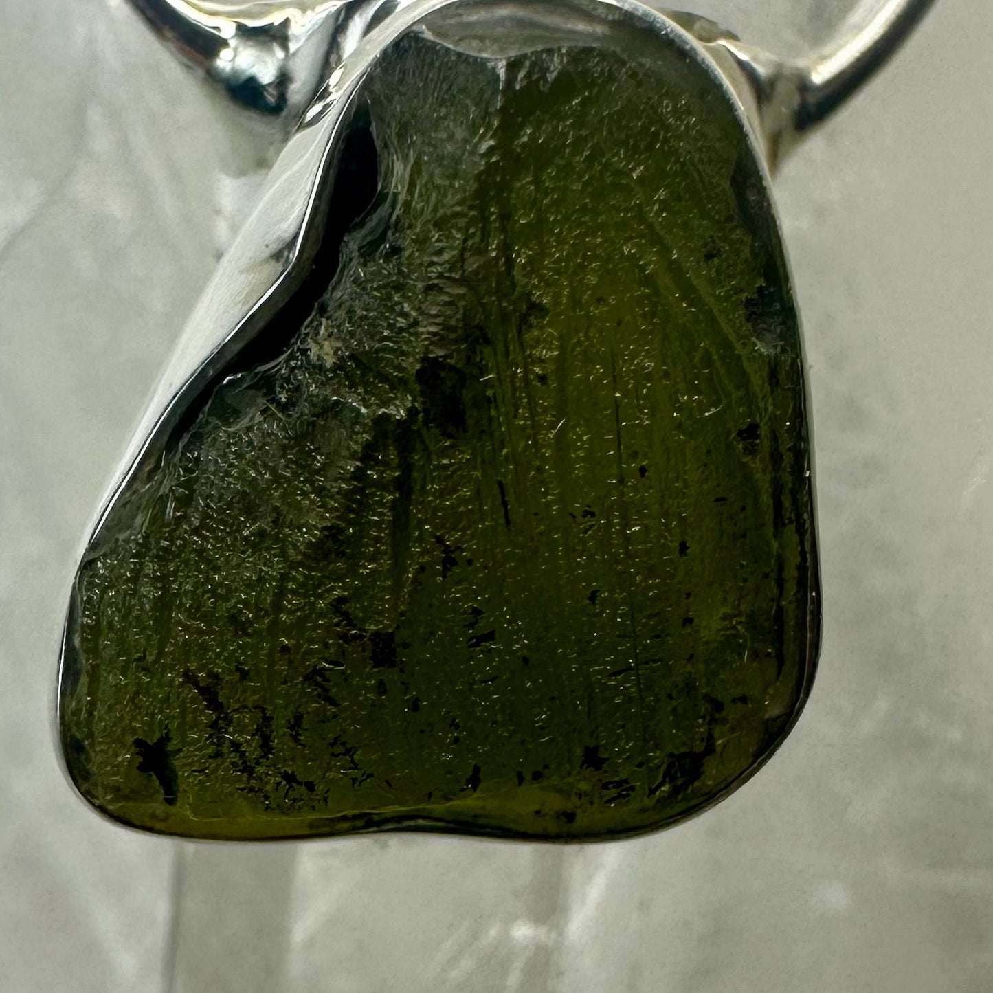 Moldavite & Quartz Pendant (71)
