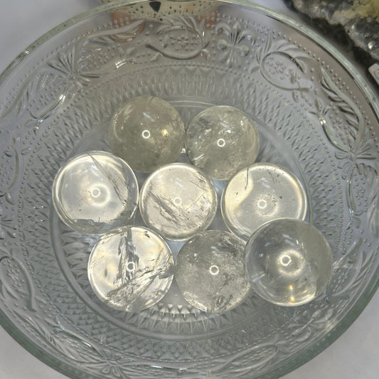 Clear Quartz Spheres