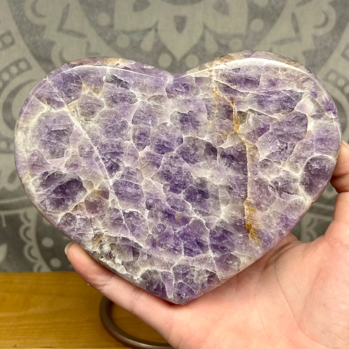 Dream Amethyst Heat On Stand