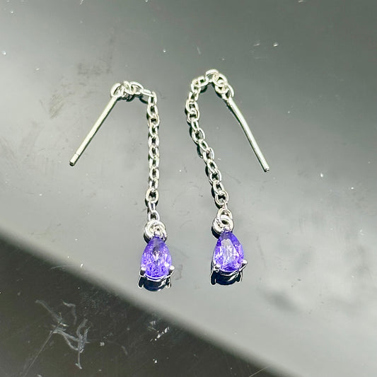 Tanzanite 925 Earrings