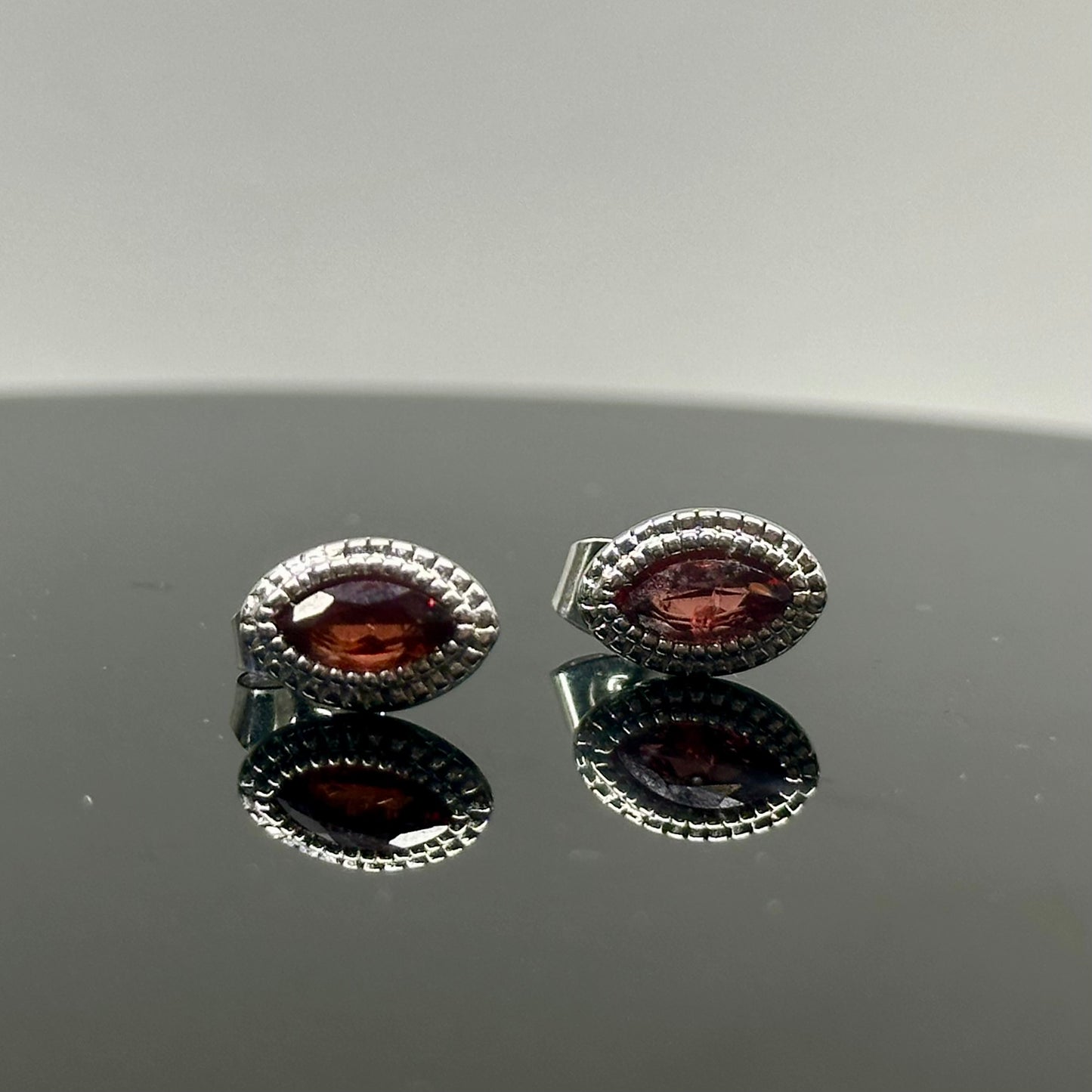 Garnet 925 Earrings