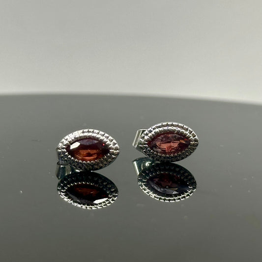 Garnet 925 Earrings