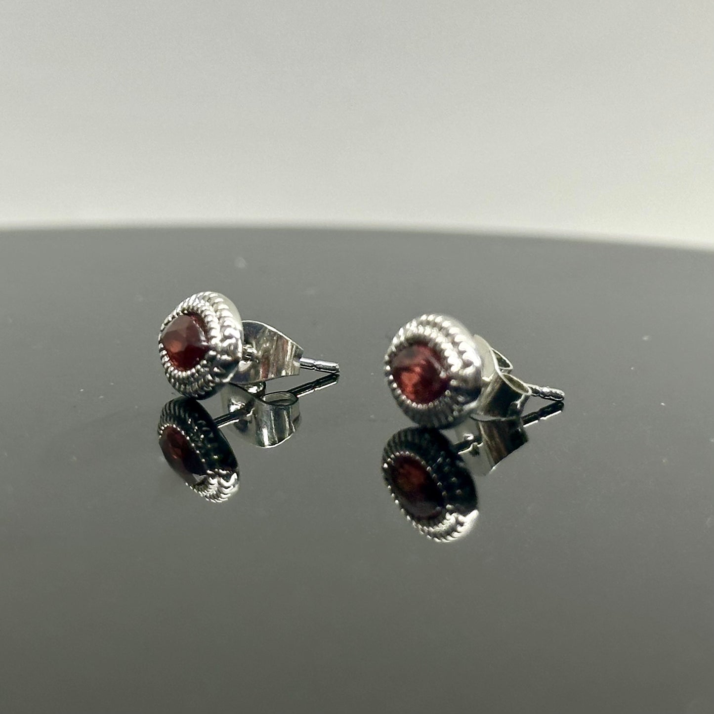 Garnet 925 Earrings