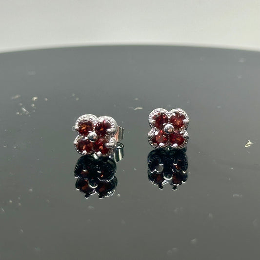 Garnet 925 Earrings