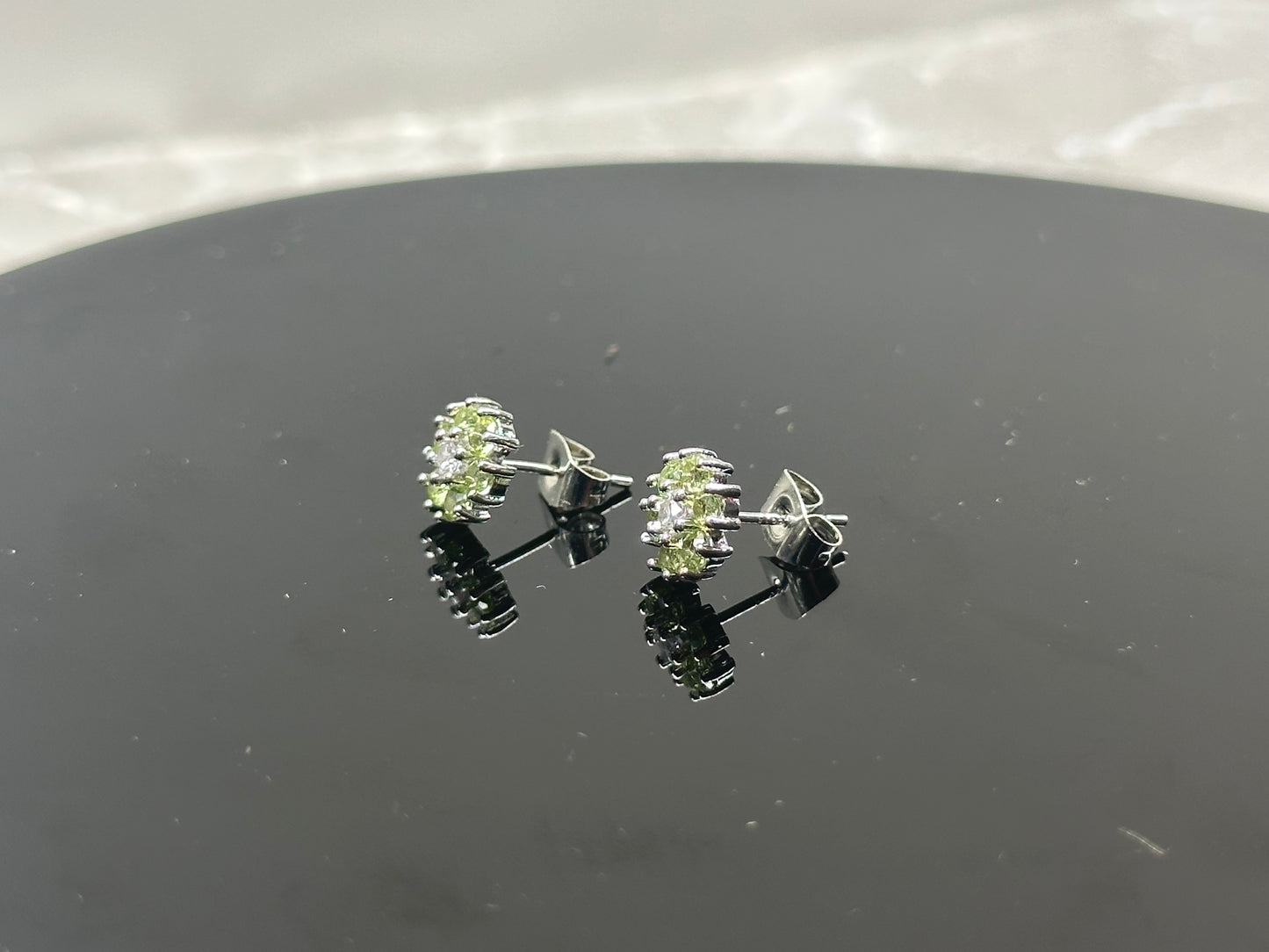 Peridot 925 Earrings