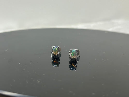 Opal 925 Earrings