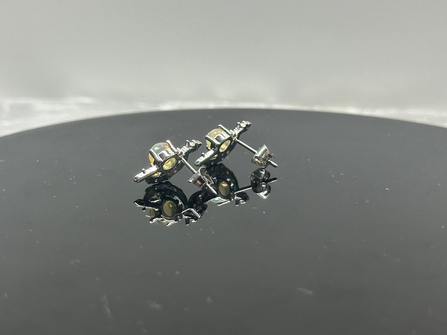Opal 925 Earrings