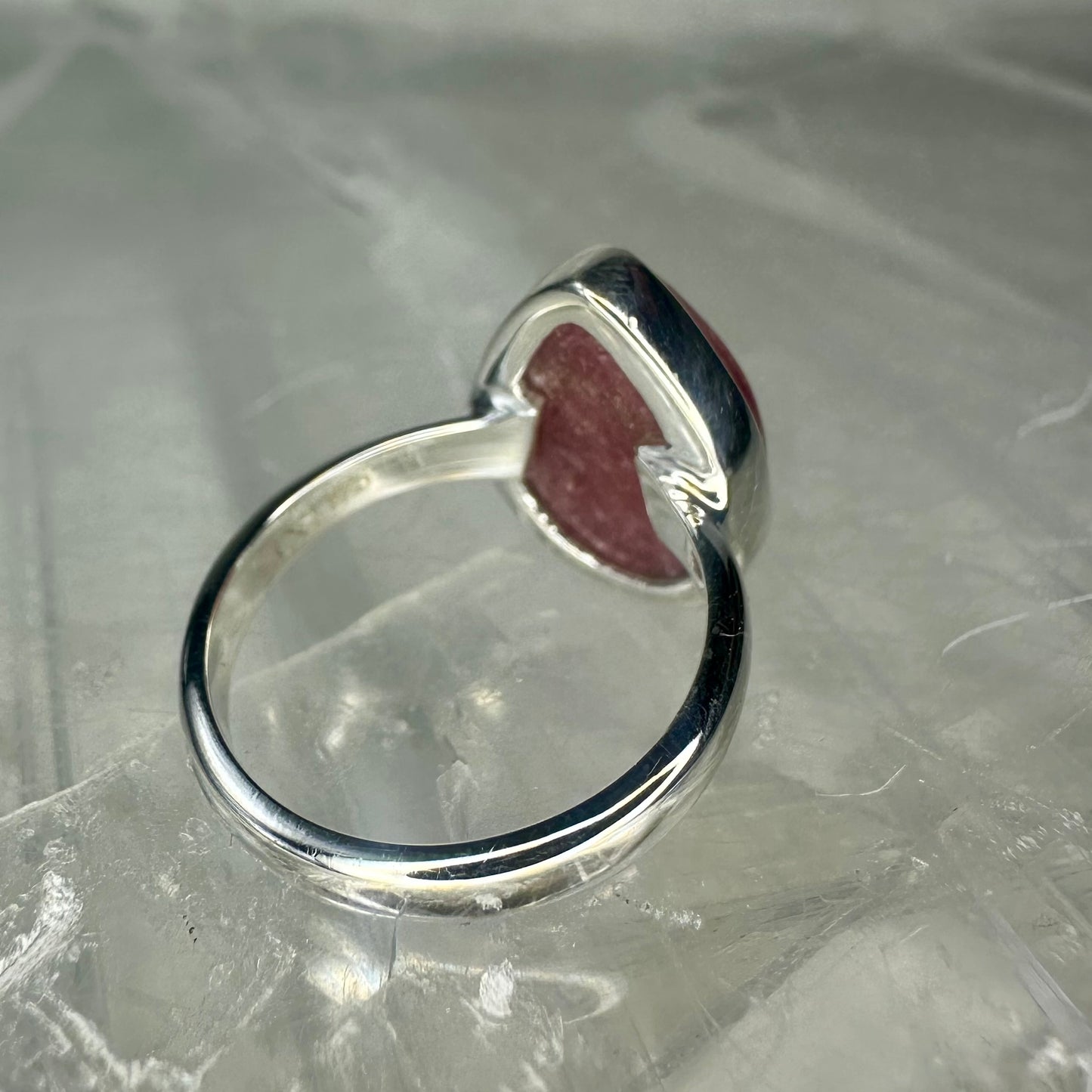 Rhodonite 925 Ring (Size L)