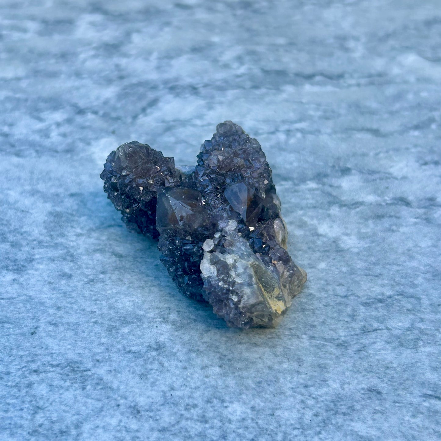 Dark Spirit Quartz Clusters