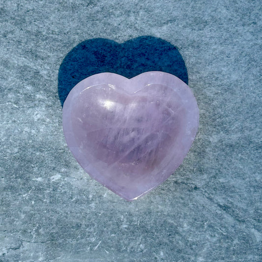 Rose Quartz Heart Bowl