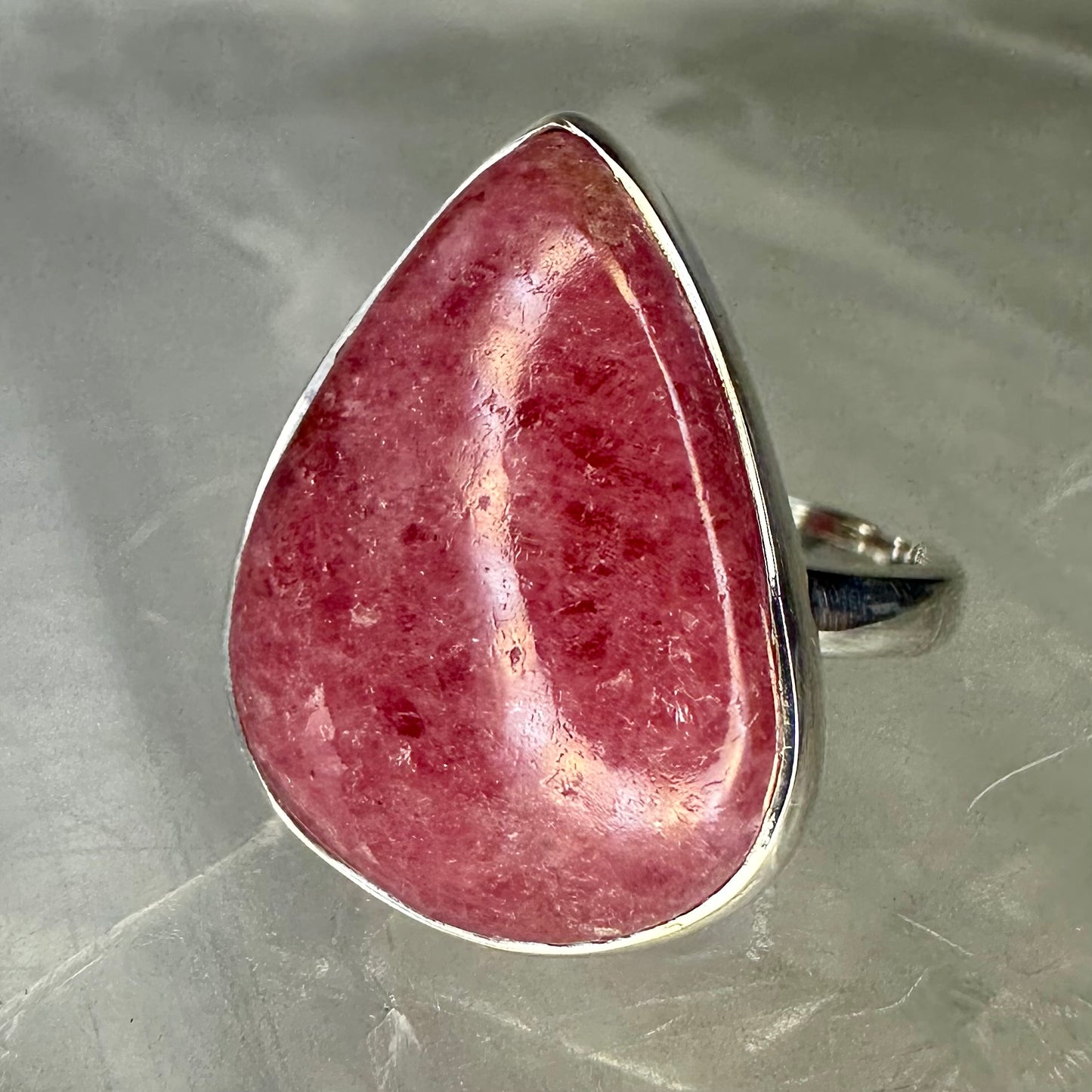 Rhodonite 925 Ring (Size S)