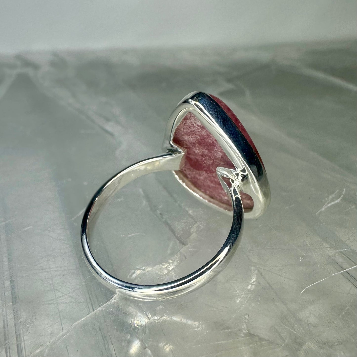 Rhodonite 925 Ring (Size S)