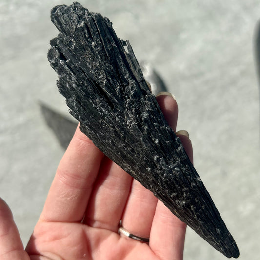 Raw Black Kyanite
