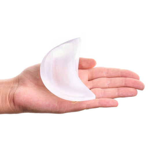 Selenite Moon Bowl 10cm