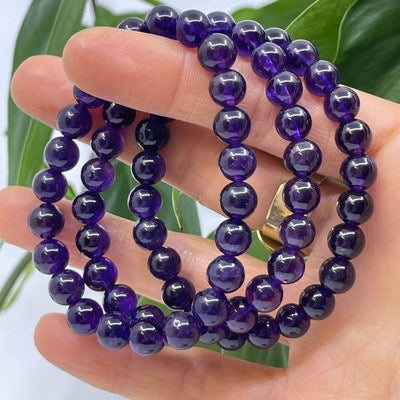 Amethyst 8mm Bracelet